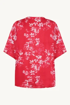 Claire naisten paita, RUPALI SHIRT Punainen Kuosi