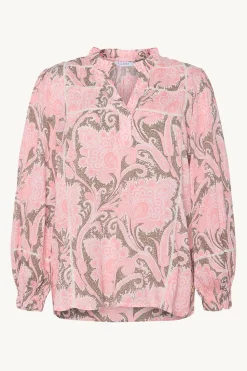 Claire naisten pusero, RINE BLOUSE Vaaleanpunainen Kuosi