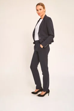 Claire Naisten Teja Housut CLAIRE JERSEYHOUSU Tummansininen