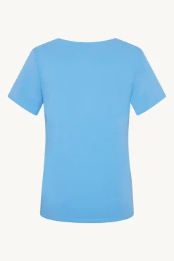 Claire, Naisten T-Paita, Allison Logo T-Paita Sininen