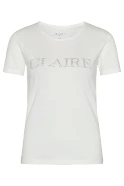 Claire, Naisten T-Paita, Allison Logo T-Paita Valkoinen