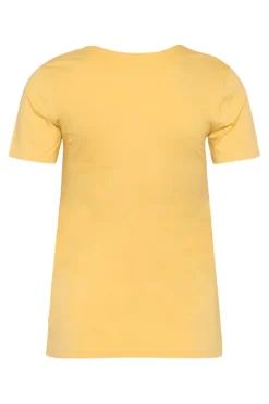 Claire Naisten T-paita, Logo Keltainen