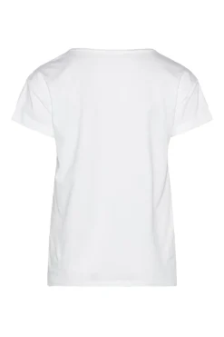 Claire Naisten T-paita, Plain Valkoinen