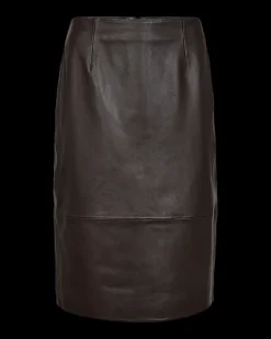 Copenhagen Muse naisten hame BARON SKIRT, tummanruskea