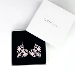 Coruu Naisten Korvakorut, AMORE MIA XS Vaaleanpunainen