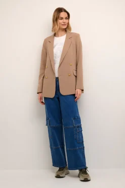 Culture bleiseri, CENETTE CLASSIC BLAZER Beige