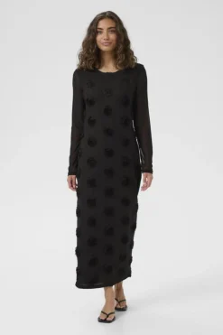 Culture Mascha Mesh Dress, musta