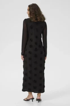 Culture Mascha Mesh Dress, musta