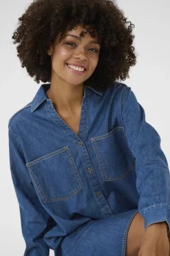 Culture mekko K-CUmola Arpa Dress, Dark Blue Wash