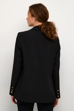 Culture Naisten Bleiseri, AD-EVA CLASSIC BLAZER Black