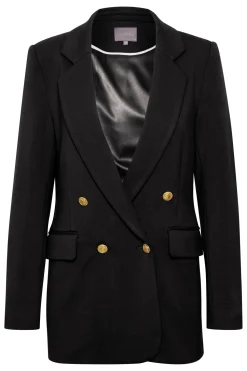 Culture Naisten Bleiseri, AD-EVA CLASSIC BLAZER Black