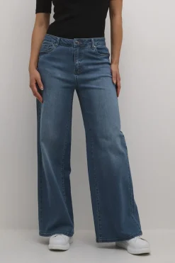 Culture Naisten Farkut, AMI JEANS Indigo