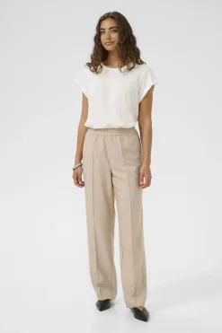 Culture naisten housut CUcollina Pants, Dune Melange