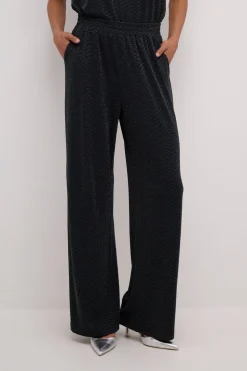 Culture naisten housut, CUTAZ PANTS Black/Silver