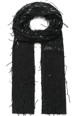 Culture naisten huivi CUBLING SCARF, musta