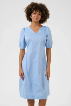 CULTURE, Naisten Mekko, ANTOINETT SS DRESS Forever Blue