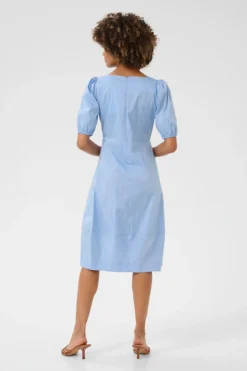 CULTURE, Naisten Mekko, ANTOINETT SS DRESS Forever Blue