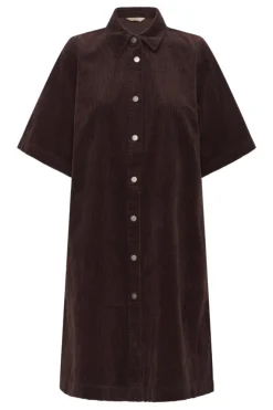Culture naisten mekko, CUBAELA KLAY DRESS Bitter Chocolate