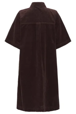 Culture naisten mekko, CUBAELA KLAY DRESS Bitter Chocolate