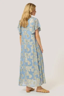 Culture naisten mekko, CUFLOI LONG DRESS Forever Blue
