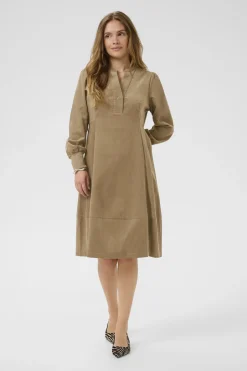 Culture naisten mekko, RHAENA LS DRESS Timber Wolf