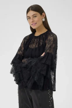 Culture naisten pusero CUCLEMENCY BLOUSE, musta