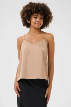 Culture naisten toppi, CUANGELIA STRAP TOP Dune