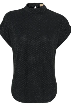 Culture naisten toppi, CUTAZ CAPSLEEVE Black/Silver