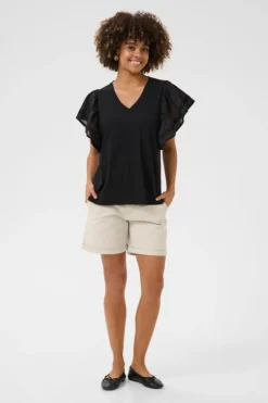 Culture naisten t-paita, CUACA T-SHIRT Black