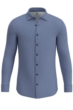 Desoto Miesten Kauluspaita, 671-283-524 JERSEY SEASONAL NOS Sininen Kuosi