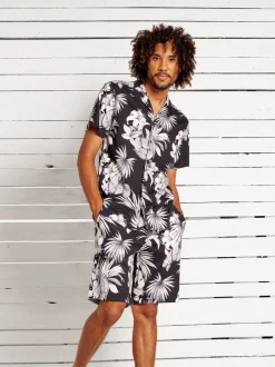 Desoto miesten paita, 83733-3-916 Musta Kuosi