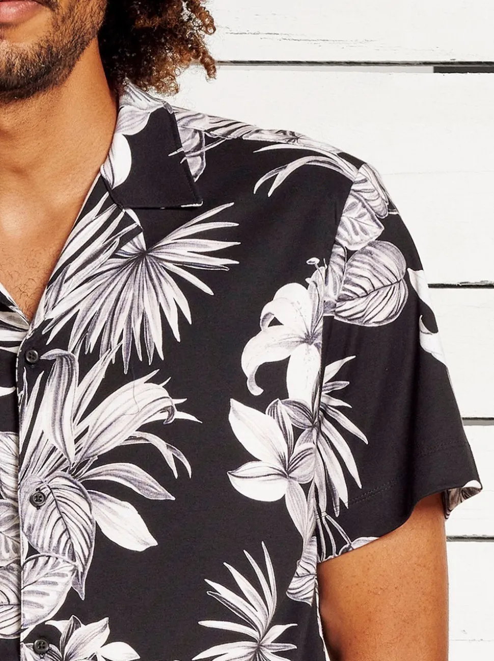 Desoto miesten paita, 83733-3-916 Musta Kuosi