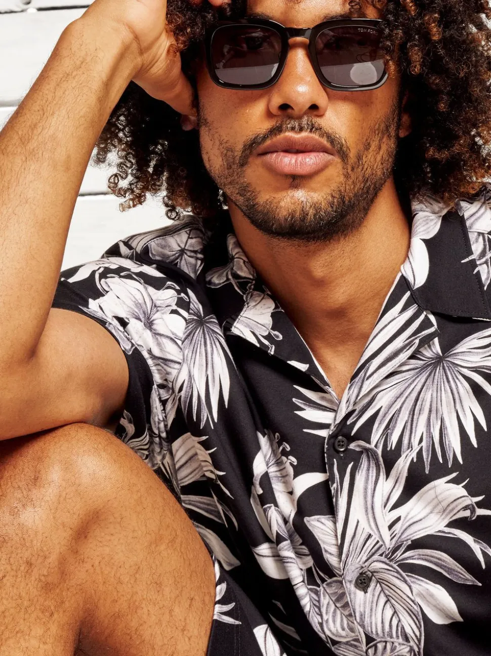 Desoto miesten paita, 83733-3-916 Musta Kuosi