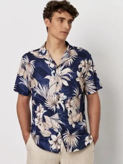 Desoto miesten paita, 83733-3-916 Sininen Kuosi