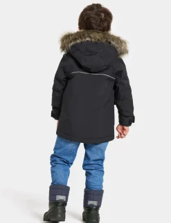 Didriksons parkatakki, KURE KIDS PARKA 6 Musta