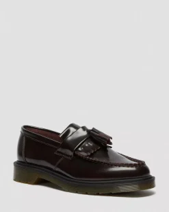 Dr. Martens loaferit Adrian Tassel Loafer Cherry Red Arcadia, viininpunainen