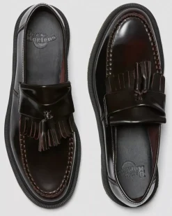 Dr. Martens loaferit Adrian Tassel Loafer Cherry Red Arcadia, viininpunainen