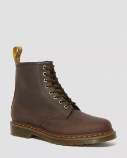 Dr. Martens maiharit 1460 8 EYE BOOT CRAZY HORSE, ruskea