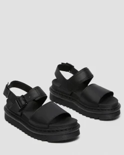 Dr. Martens Nahkahihnasandaalit VOSS SANDAL Musta