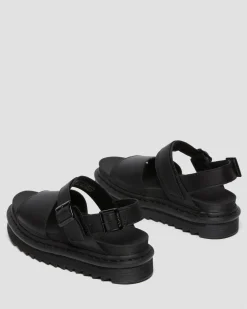 Dr. Martens Nahkahihnasandaalit VOSS SANDAL Musta