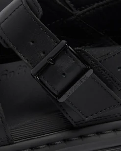 Dr. Martens Nahkahihnasandaalit VOSS SANDAL Musta