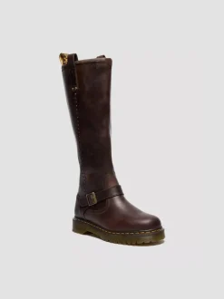Dr. Martens naisten saappaat, Anistone BKR High Leg Boot Tummanruskea