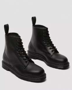 Dr. Martens unisex kengät, 1460 MONO 8 EYE BOOT Musta