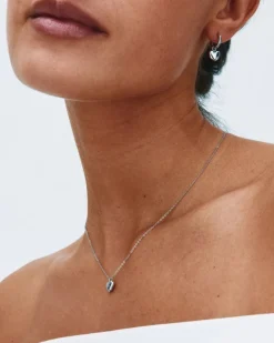 Edblad kaulakoru Barley Necklace Steel, Hopeanharmaa