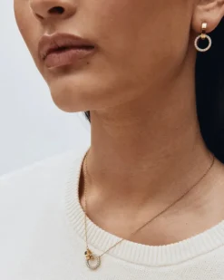 Edblad kaulakoru, ETERNAL ORBIT NECKLACE GOLD Kullankeltainen