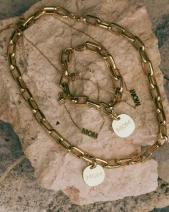Edblad kaulakoru Mom Necklace, Gold pleated