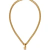 Edblad kaulakoru Swivel Necklace Pearl L, Gold pleated
