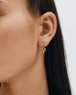 Edblad korvakorut, AMORE HOOPS S GOLD Kullankeltainen