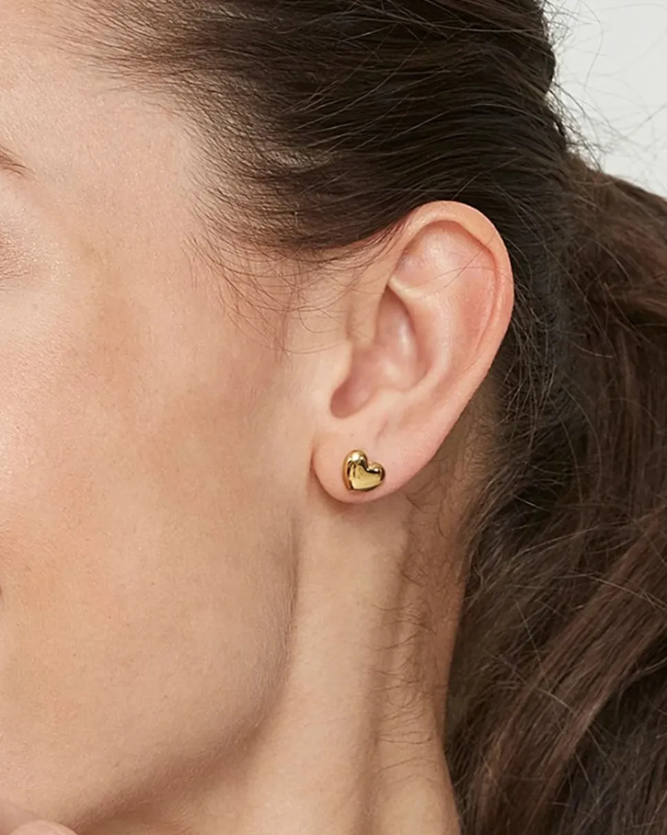 Edblad korvakorut Barley Studs, Kullankeltainen