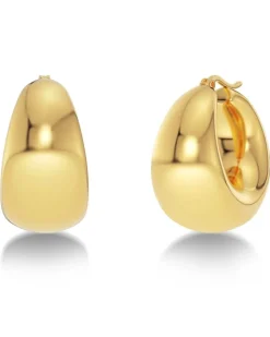 Edblad korvakorut Boyd Hoops Gold, Gold pleated